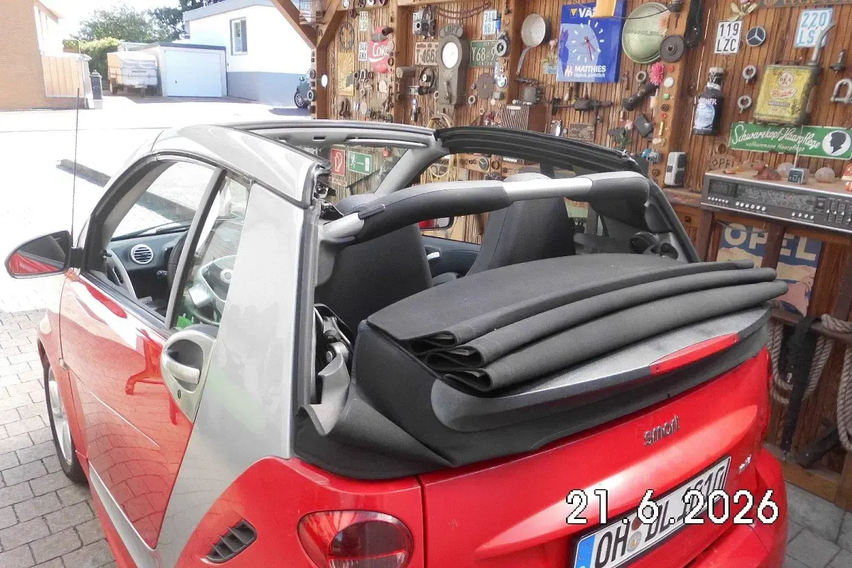 Gebraucht Smart ForTwo Cabrio 2012 Rot Cabrio