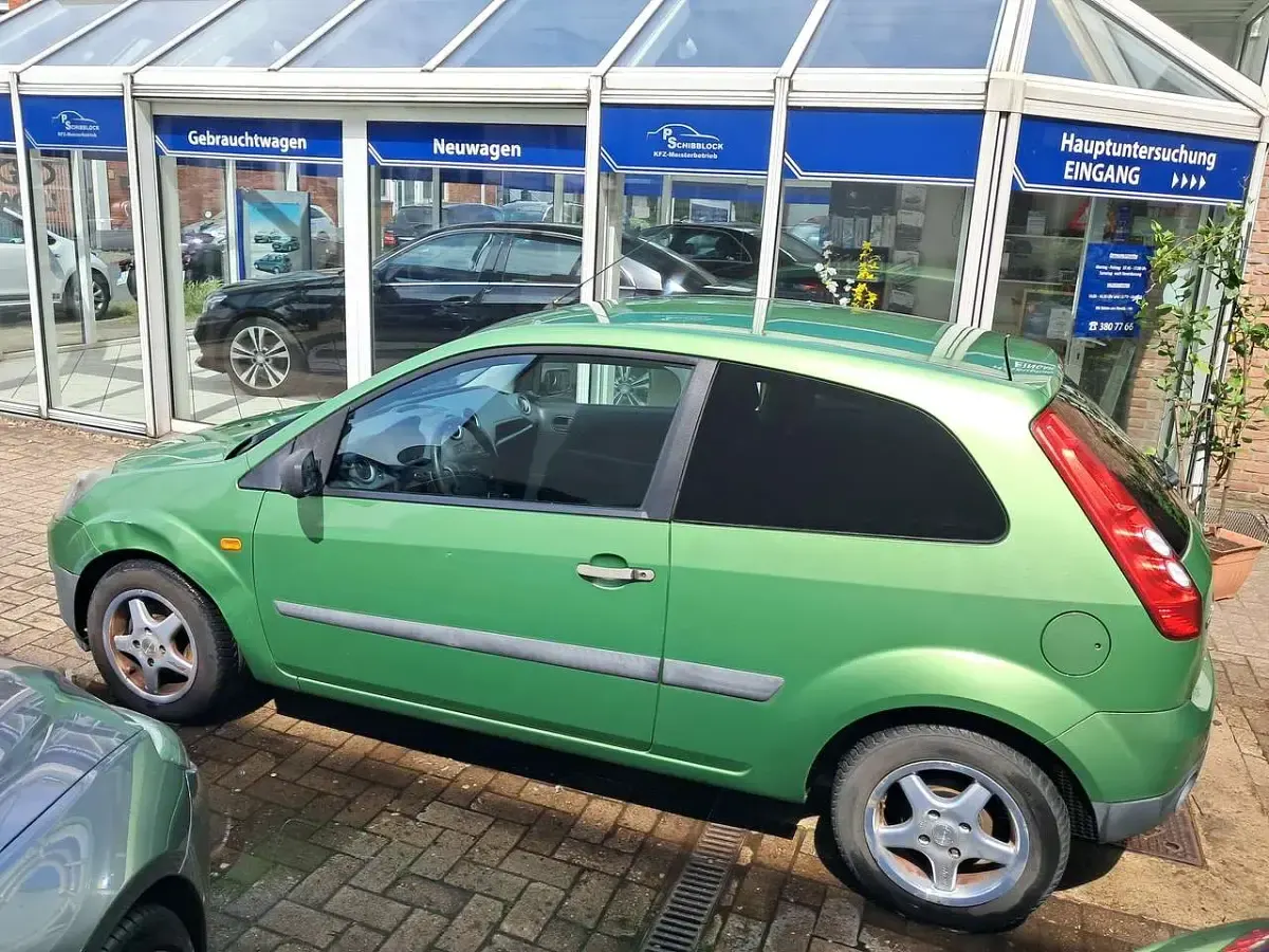 Gebraucht Ford Fiesta 69 PS (50 kW) 2006 Manzanagrün metallic Kleinwagen
