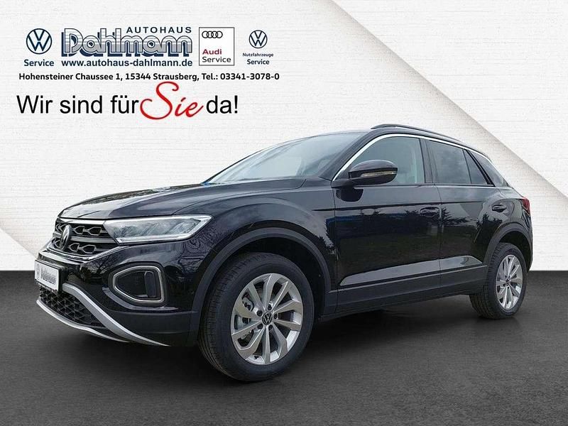 Schwarz Gebraucht 2024 VW T-Roc Life SUV | 32.980 € (Teuer) - Bild 1/4
