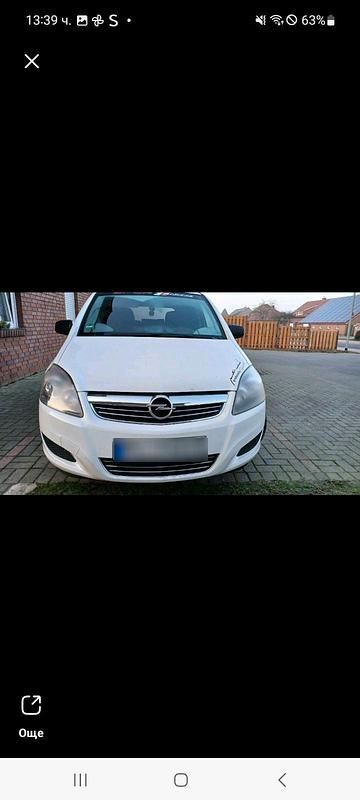 Gebraucht Opel Zafira 110 PS (80 kW) 2012 Weiß Van / Kleinbus