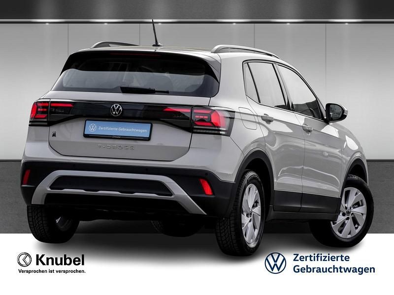 Gebraucht VW T-Cross Life 95 PS (69 kW) 2024 Grau SUV