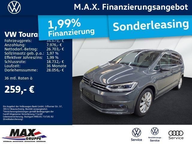 Delfingrau metallic Gebraucht 2024 VW Touran Highline Van / Kleinbus | 34.679 € (Fairer Preis) - Bild 1/3