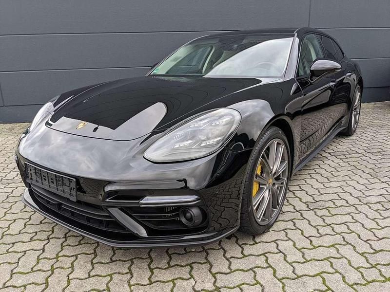 Schwarz Gebraucht 2018 Porsche Panamera Turbo Sport Turismo Limousine | 84.980 € - Bild 1/4