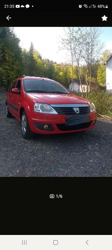 Gebraucht Dacia Logan 105 PS (77 kW) 2011 Rot Kombi
