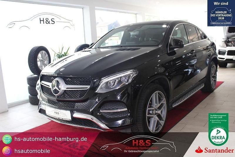 Schwarz Gebraucht 2017 Mercedes GLE350 AMG line Coupé | 37.900 € (Fairer Preis) - Bild 1/4