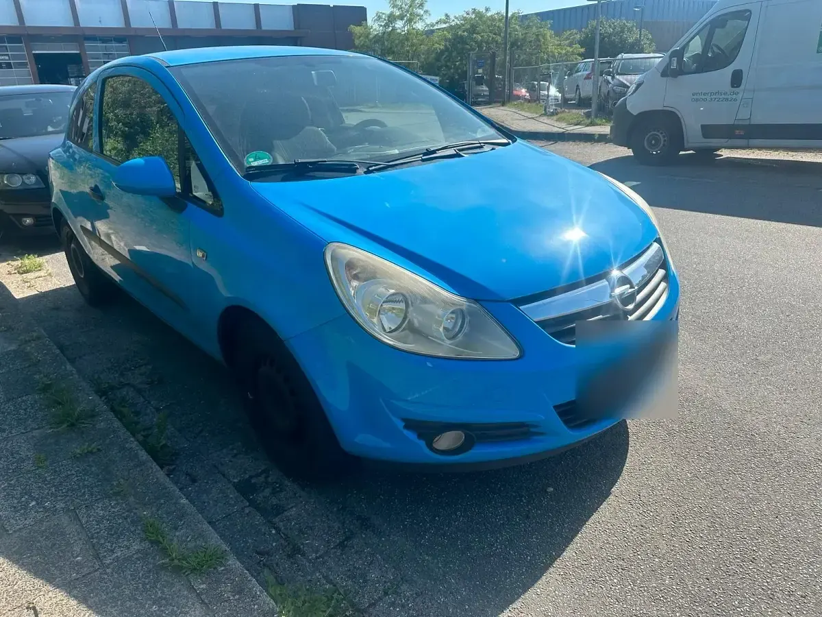 Gebraucht Opel Corsa 80 PS (58 kW) 2007 Blau Kleinwagen