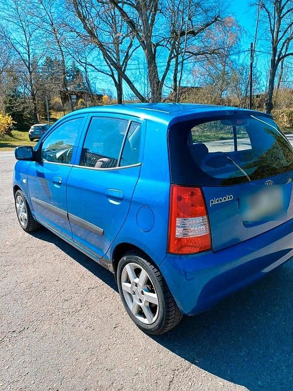 Gebraucht Kia Picanto LX 60 PS (44 kW) 2007 Blau Kleinwagen