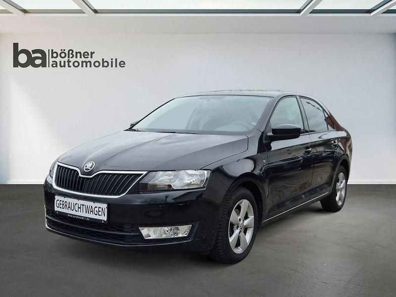 Gebraucht Skoda Rapid Ambition 86 PS (63 kW) 2013 Cerna magic/black magic Kleinwagen