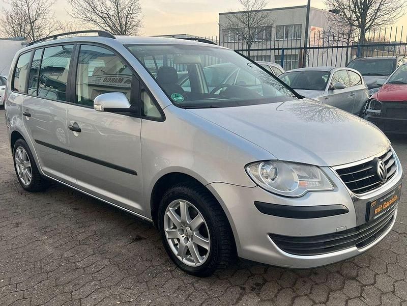 Gebraucht VW Touran Conceptline 105 PS (77 kW) 2007 Silber Van / Kleinbus
