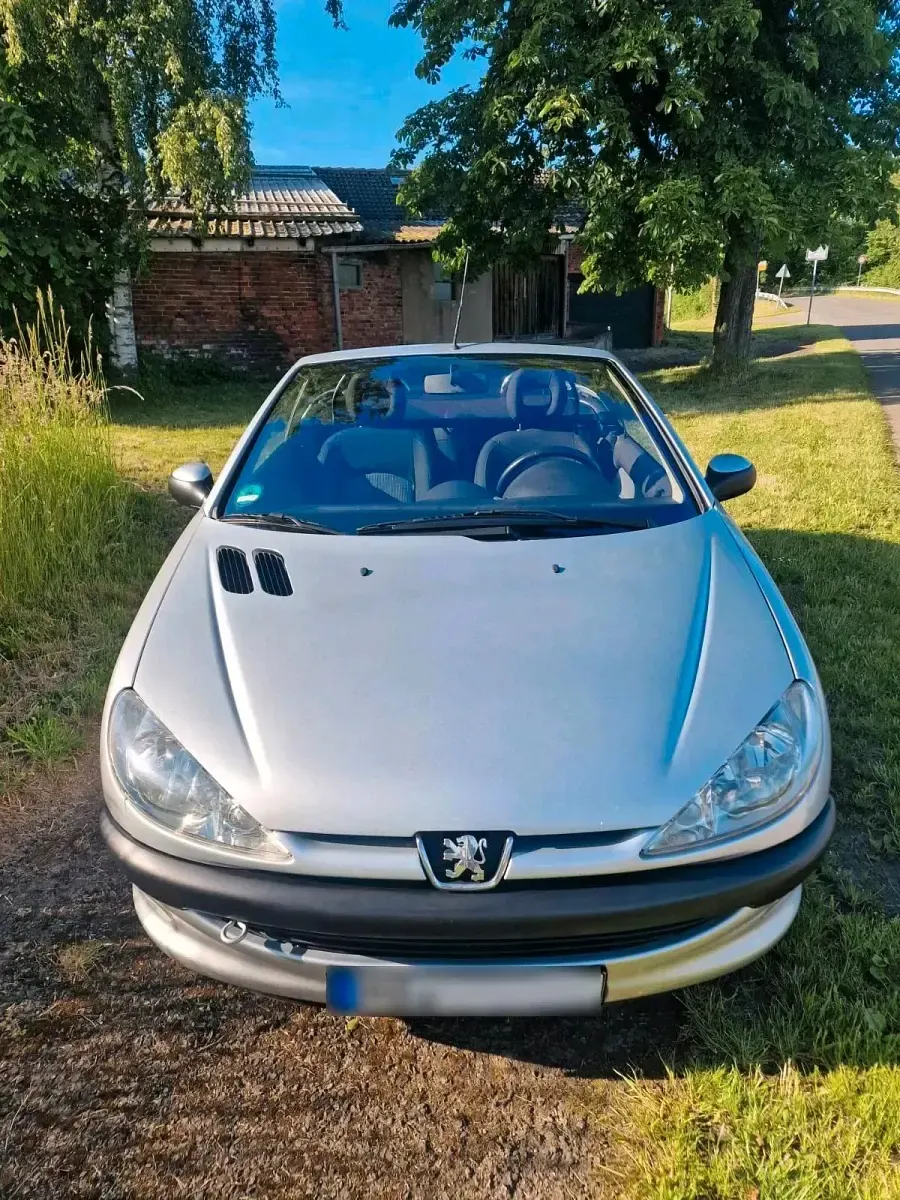 Gebraucht Peugeot 206 CC Platinum 109 PS (80 kW) 2002 Silber Cabrio