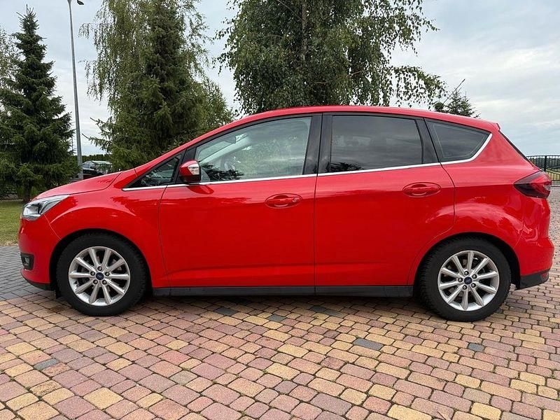 Rot Gebraucht 2016 Ford C-MAX Titanium Van / Kleinbus | 10.499 € (Superpreis) - Bild 1/4