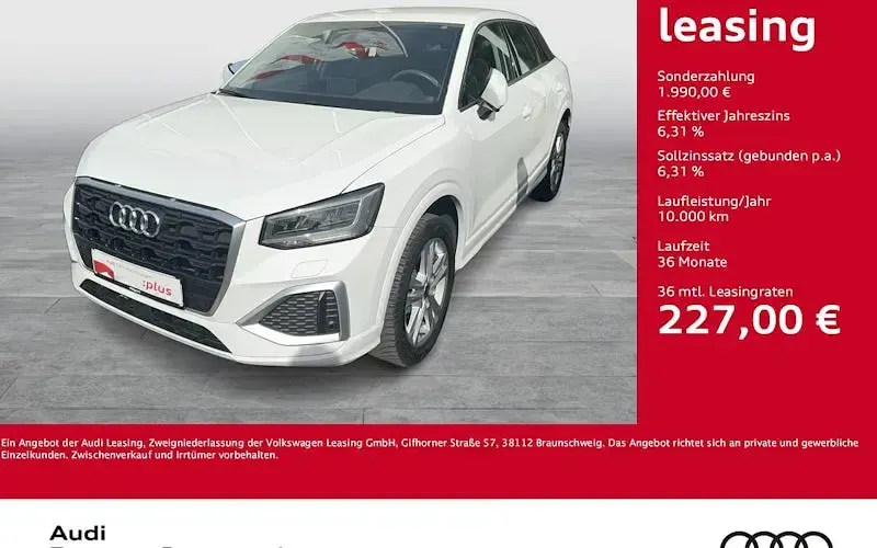 Second-hand Audi Q2 Advanced 150 CP (110 kW) 2023 Alb SUV