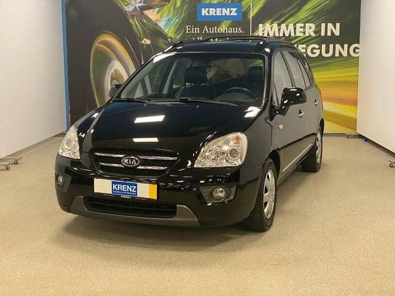Schwarz Gebraucht 2009 Kia Carens EX Van / Kleinbus | 5.490 € (Teuer) - Bild 1/3