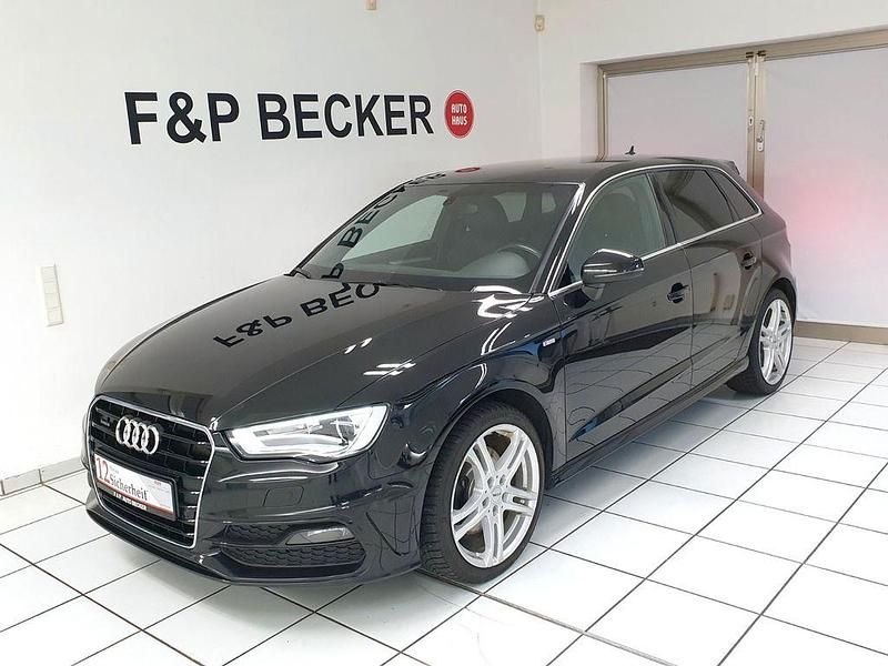 Schwarz Gebraucht 2015 Audi A3 Sportback S-Line Limousine | 15.250 € (Fairer Preis) - Bild 1/4