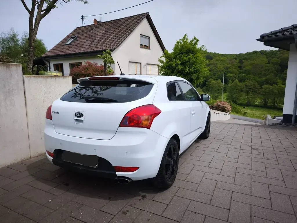 Gebraucht Kia Ceed 90 PS (66 kW) 2012 Weiß Kleinwagen