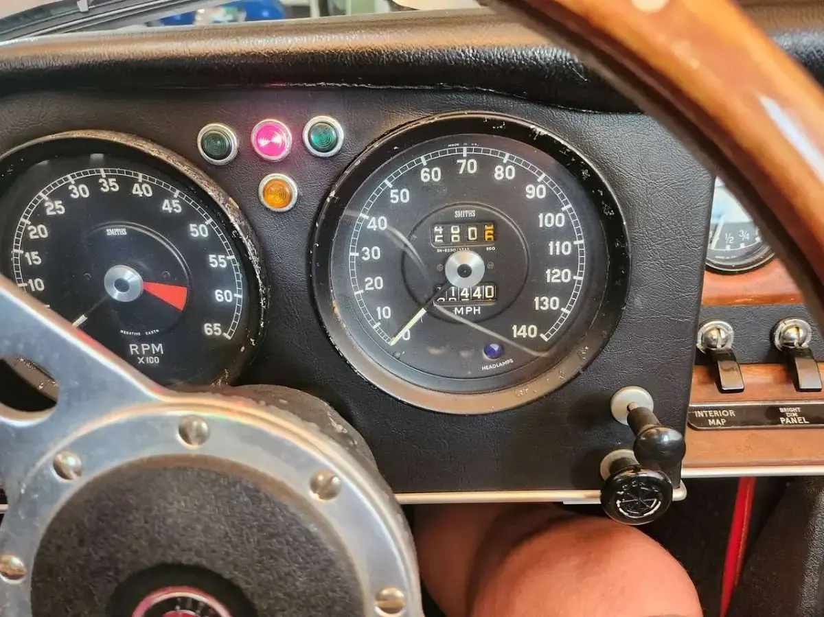 Gebraucht Jaguar E-Type 218 PS (160 kW) 1971 Rot Cabrio