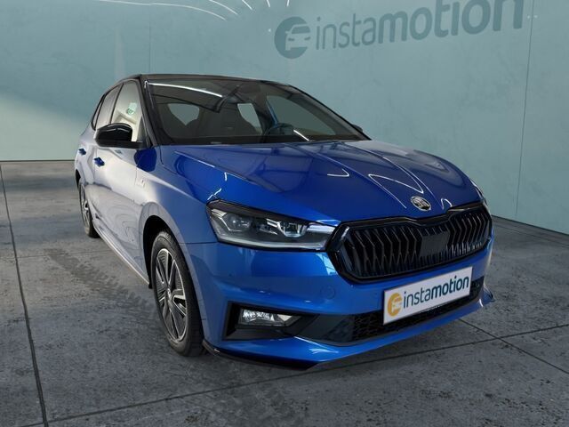 Blau Gebraucht 2023 Skoda Fabia Monte Carlo Limousine | 19.890 € (Etwas zu teuer) - Bild 1/2