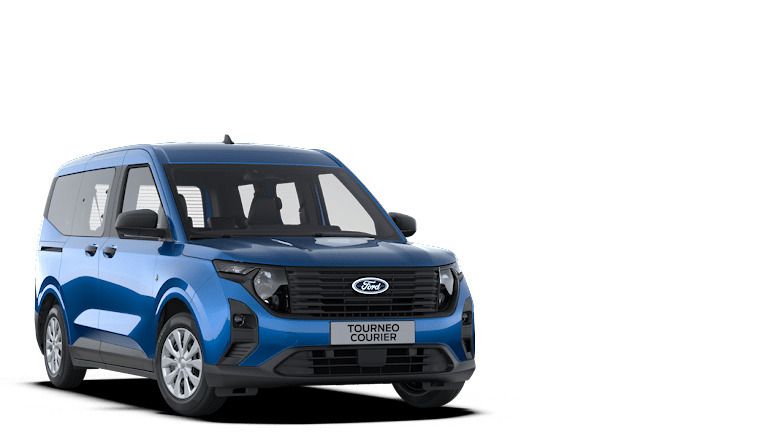 Desert island blue metallic Neu 2024 Ford Tourneo Courier Trend Van / Kleinbus | 27.175 € (Fairer Preis) - Bild 1/1