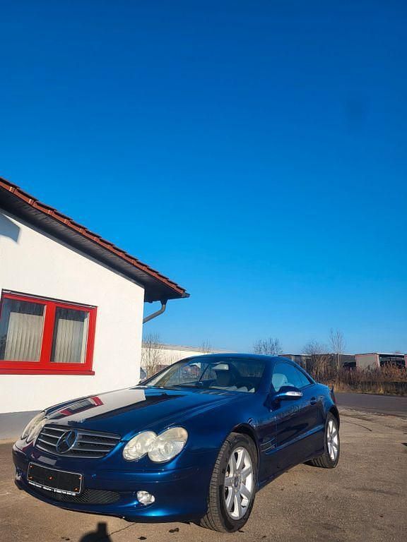 Gebraucht Mercedes SL500 306 PS (225 kW) 2002 Blau Cabrio