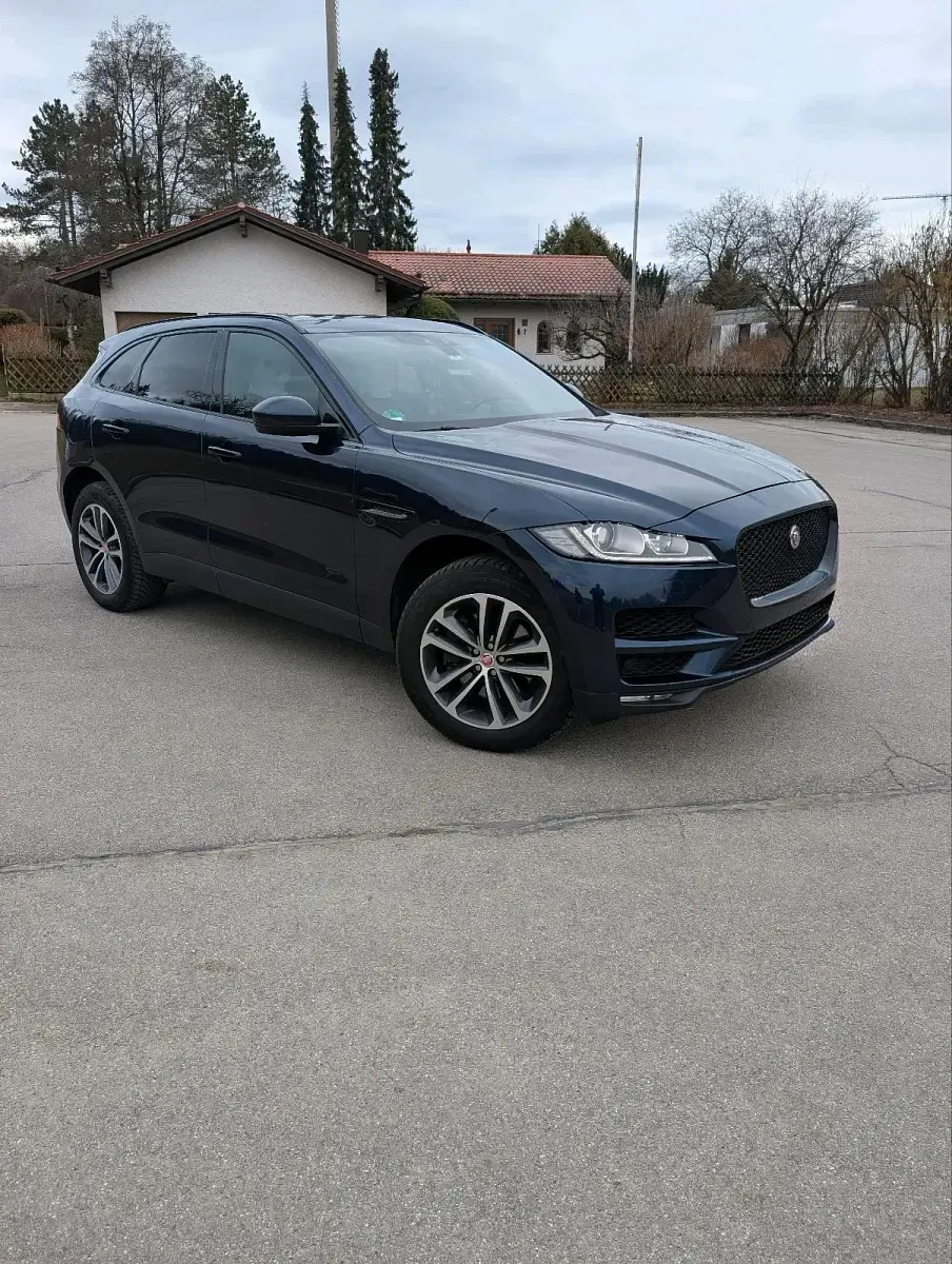 Gebraucht Jaguar F-Pace Portfolio 300 PS (220 kW) 2016 Blau SUV