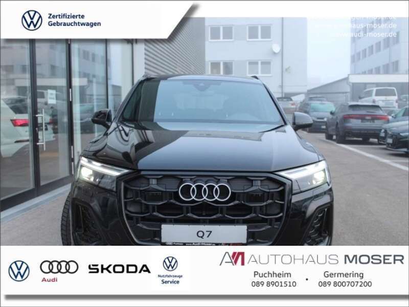 Mythosschwarz metallic Neu 2025 Audi Q7 S-Line SUV | 86.940 € (Fairer Preis) - Bild 1/4