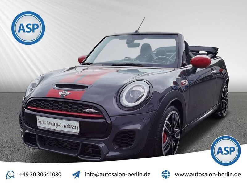 Grau Gebraucht 2020 Mini John Cooper Works Cabriolet Chili Cabrio | 23.490 € (Guter Preis) - Bild 1/4