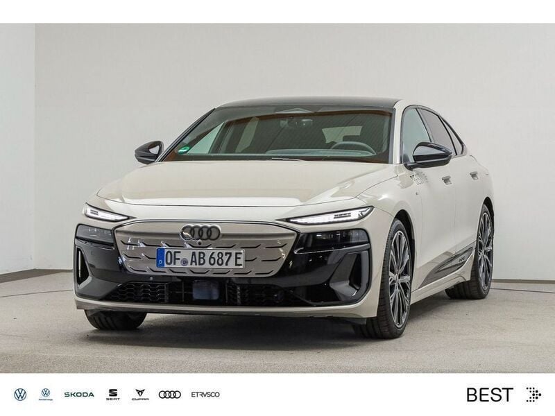 Siambeige metallic Gebraucht 2025 Audi A6 e-tron Ambiente Limousine | 94.525 € (Teuer) - Bild 1/4