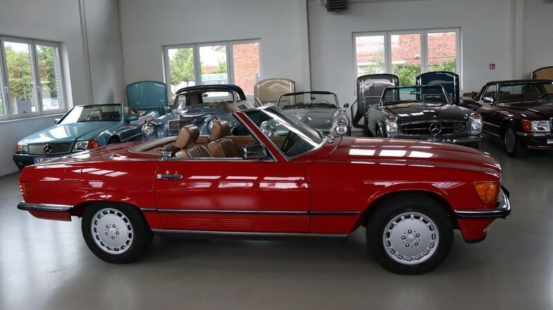 Gebraucht Mercedes SL500 245 PS (180 kW) 1986 Rot Cabrio