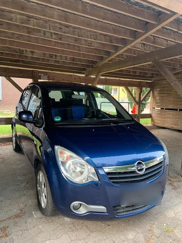 Blau Gebraucht 2009 Opel Agila Kleinwagen | 1.800 € - Bild 1/4