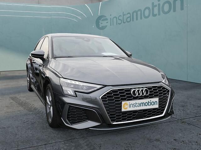 Grau Gebraucht 2023 Audi A3 S-Line Limousine | 33.840 € (Teuer) - Bild 1/2
