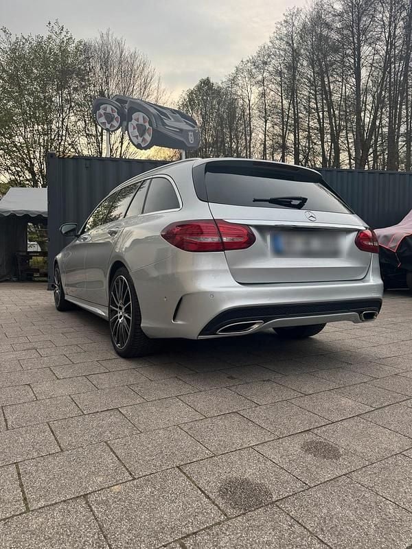 Silber Gebraucht 2018 Mercedes C300 AMG Cabrio | 25.000 € (Superpreis) - Bild 1/4