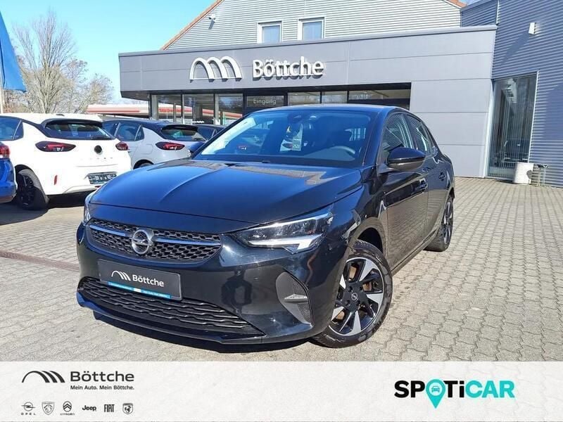 Lackierung schwarz perla nera/typ aussenverkleidung metalliclackierung Gebraucht 2023 Opel Corsa-e Elegance Kleinwagen | 17.580 € (Fairer Preis) - Bild 1/4