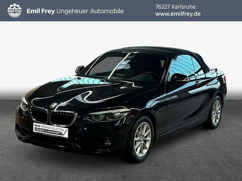 Gebraucht BMW 218 Sport Line 136 PS (100 kW) 2019 Schwarz Cabrio