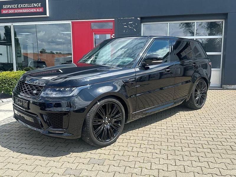 Santorini black Gebraucht 2021 Land Rover Range Rover Sport HSE Dynamic SUV | 50.690 € (Guter Preis) - Bild 1/4
