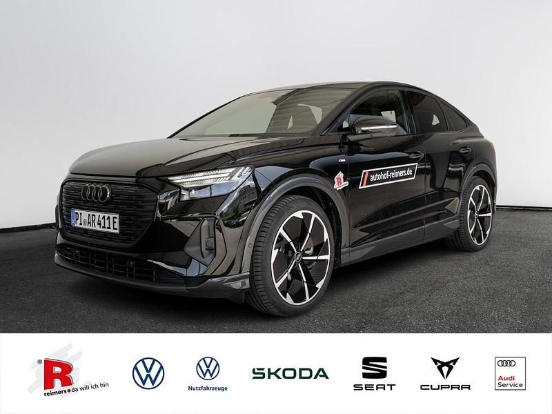 Schwarz Gebraucht 2023 Audi Q4 Sportback e-tron S-Line SUV | 49.239 € (Teuer) - Bild 1/4