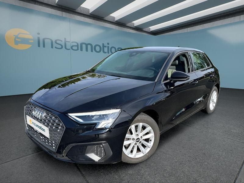 Schwarz Gebraucht 2021 Audi A3 Limousine | 18.499 € (Fairer Preis) - Bild 1/4