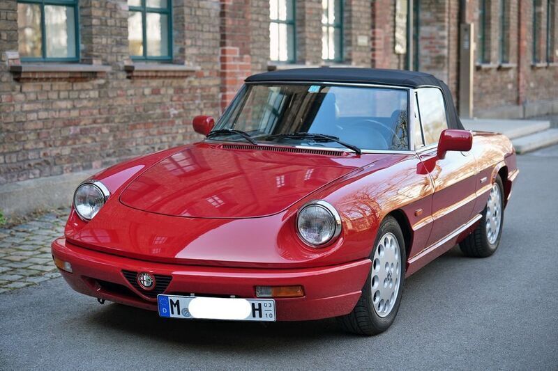 Gebraucht Alfa Romeo Spider 120 PS (88 kW) 1992 Rot Cabrio