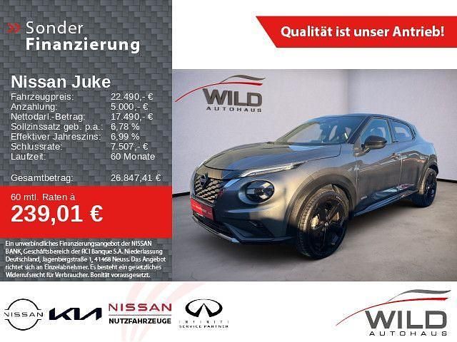 Schwarz Gebraucht 2022 Nissan Juke SUV | 22.490 € (Fairer Preis) - Bild 1/4