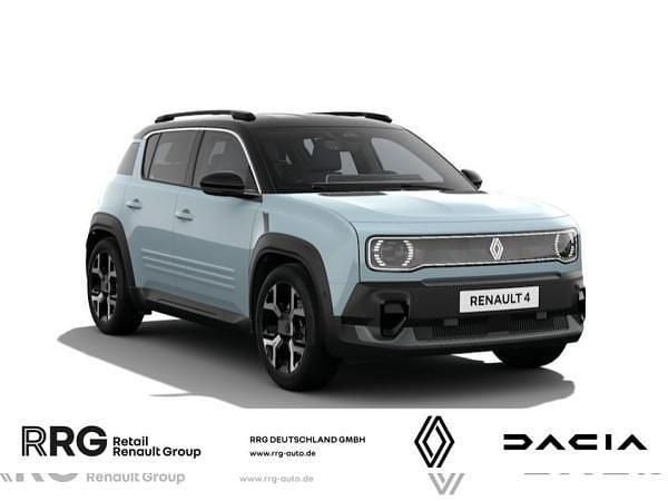 Grün (hautsdefrancegrün, black pearlschwarz met) Neu 2025 Renault R4 Iconic SUV | 34.188 € (Superpreis) - Bild 1/3