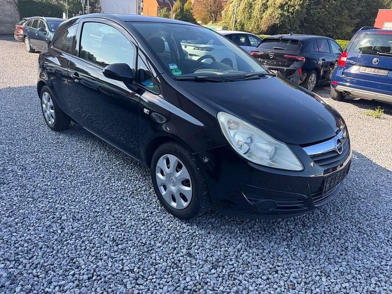 Schwarz Gebraucht 2008 Opel Corsa Edition Kleinwagen | 999 € (Guter Preis) - Bild 1/4