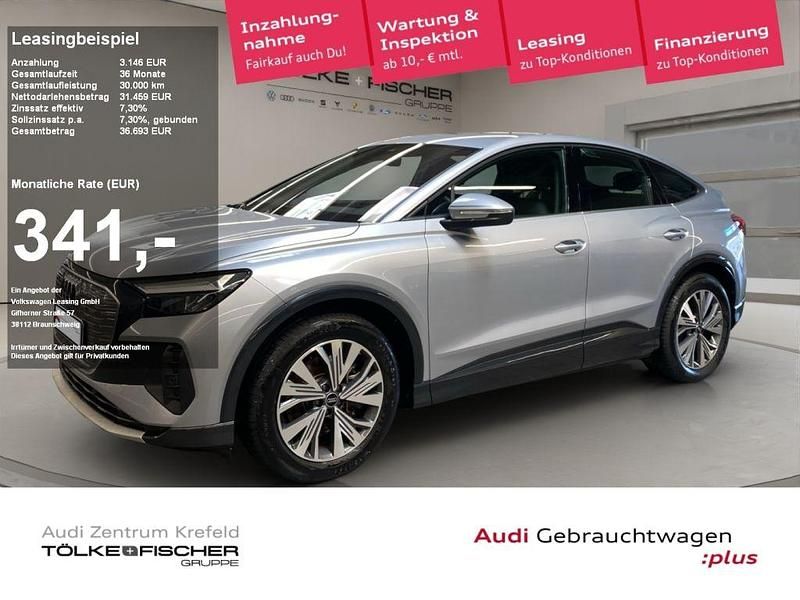 Florettsilber (metallic) Gebraucht 2022 Audi e-tron Advanced Plus SUV | 31.459 € (Superpreis) - Bild 1/4