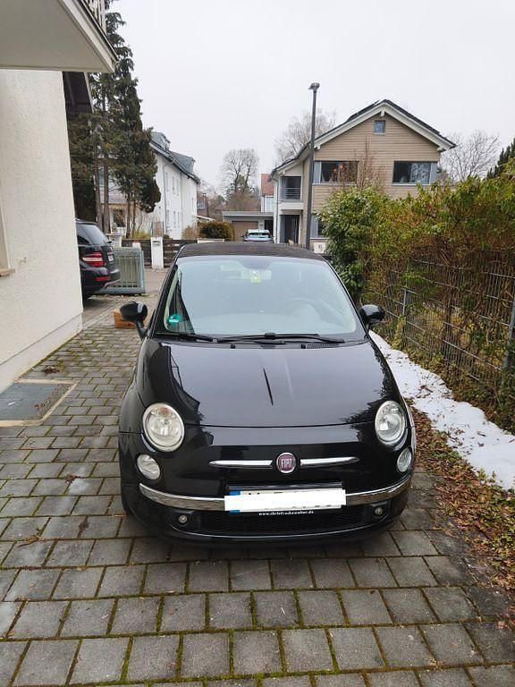 Schwarz Gebraucht 2012 Fiat 500C Cabrio | 5.100 € (Fairer Preis) - Bild 1/4