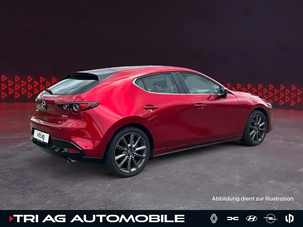 Gebraucht Mazda 3 Selection 122 PS (89 kW) 2023 Soul red crystal m (metallic) Limousine