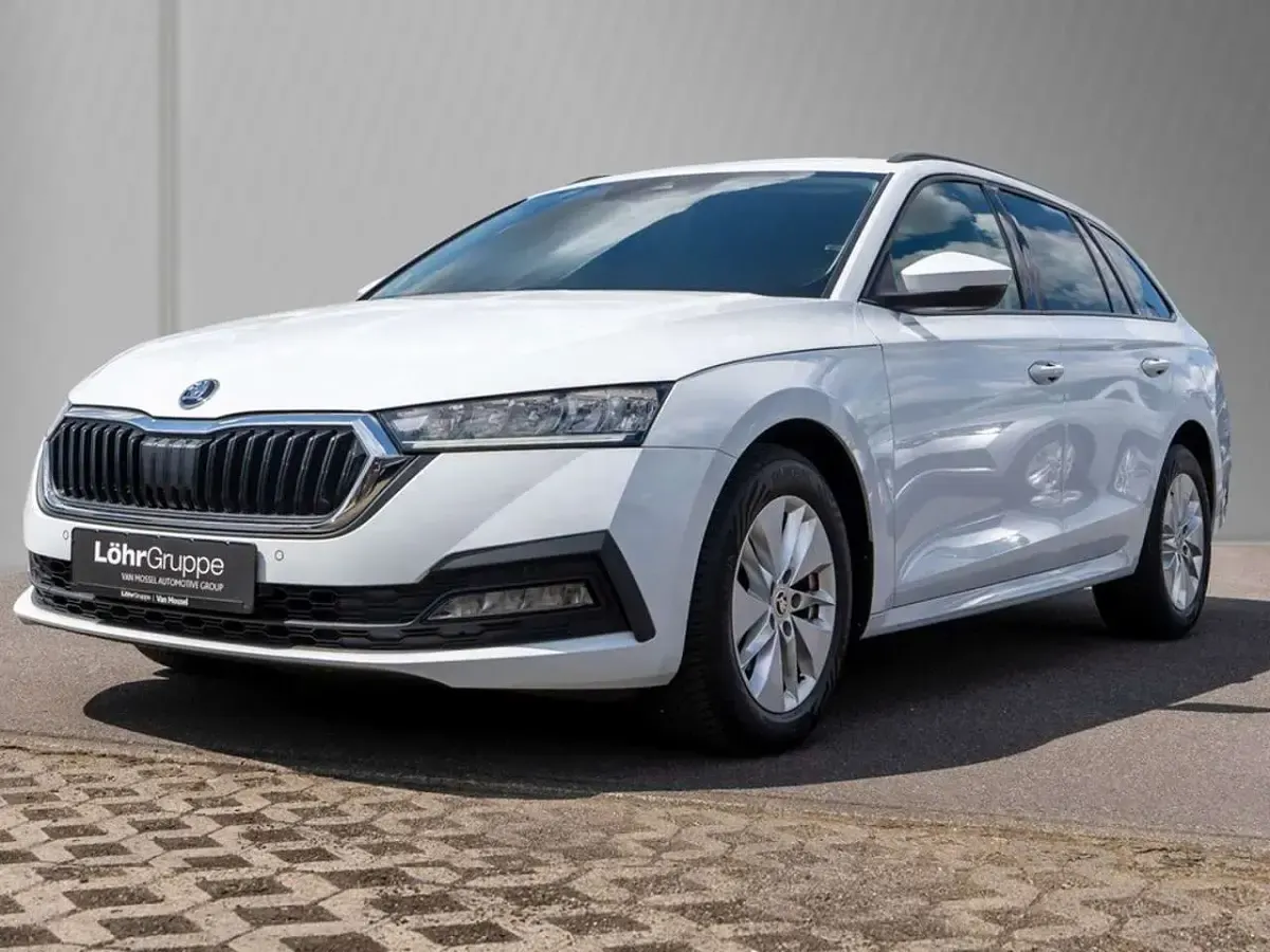Gebraucht Skoda Octavia Ambition 116 PS (85 kW) 2021 Moonweiss metallic Kombi
