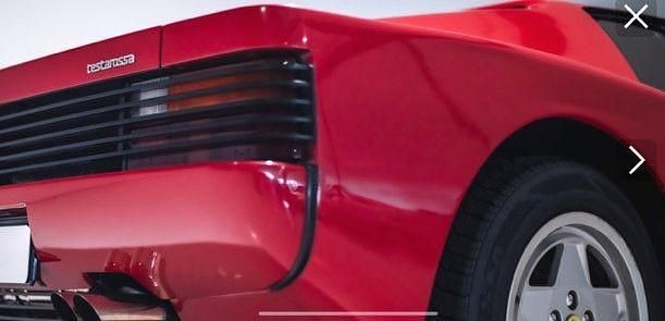 Gebraucht Ferrari Testarossa 390 PS (286 kW) 1988 Rot Coupé