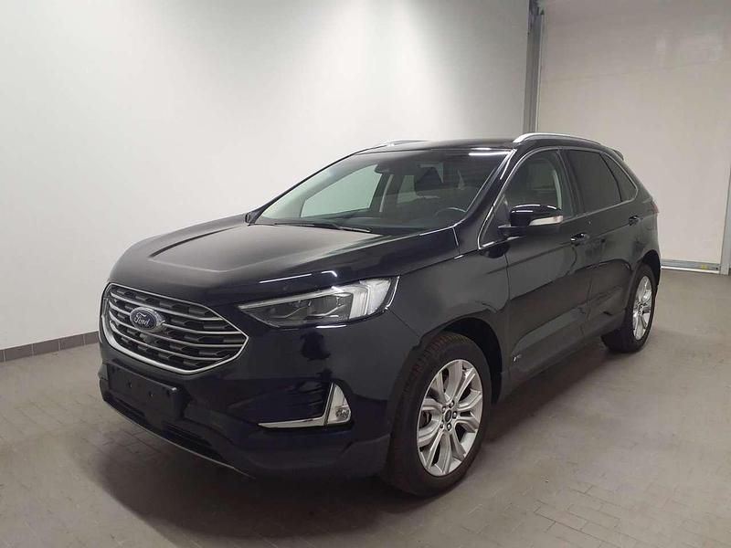 Obsidianschwarz metallic Gebraucht 2020 Ford Edge Titanium SUV | 27.299 € (Guter Preis) - Bild 1/4