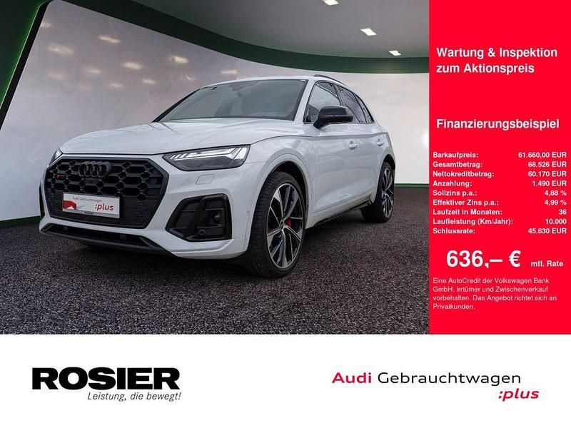 Gebraucht Audi SQ5 Ambiente 341 PS (250 kW) 2023 Gletscherweiß metallic SUV