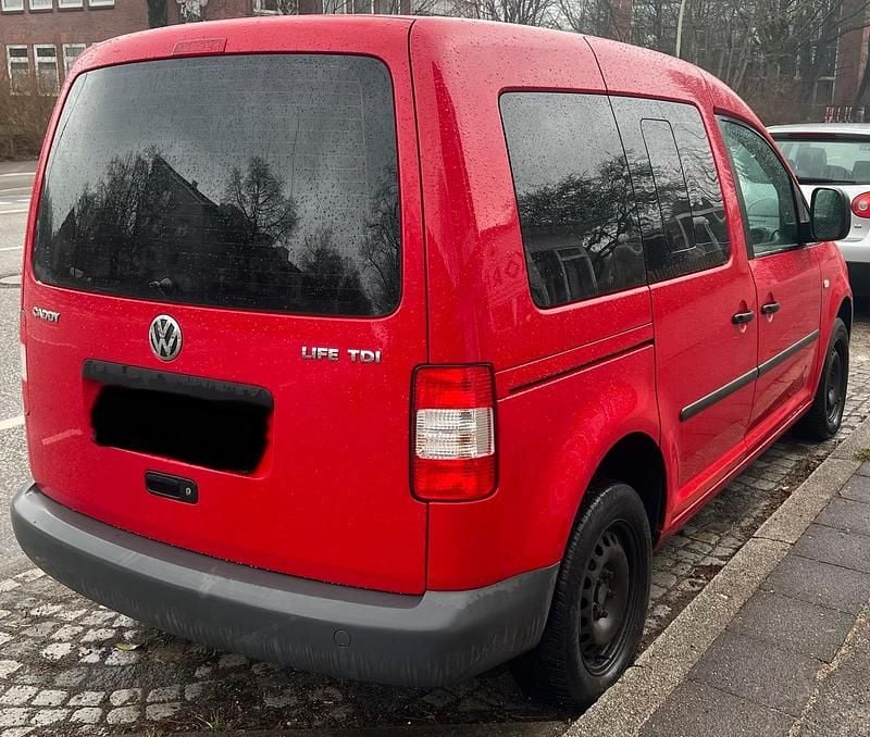Gebraucht VW Caddy 105 PS (77 kW) 2009 Rot Van / Kleinbus