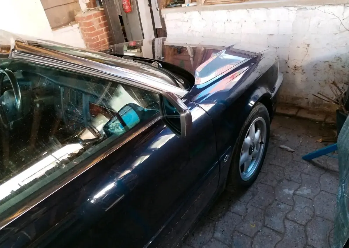 Gebraucht Audi Cabriolet 90 PS (66 kW) 1996 Blau Cabrio