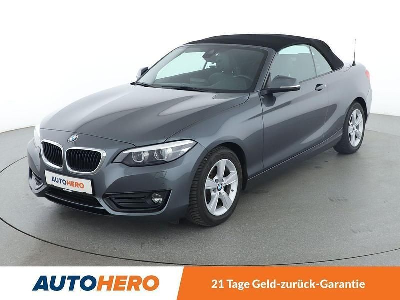 Grau Gebraucht 2018 BMW 218 Advantage Cabrio | 20.210 € (Fairer Preis) - Bild 1/3